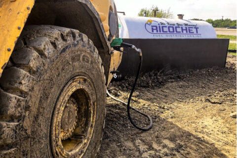 bulk fuel delivery for construction sites